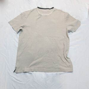 Banana Republic T-Shirt Mens XL  White Cotton Crewneck   Moisture-Wicking Luxe